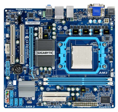 GIGABYTE GA-MA74GMT-S2 motherboard AMD