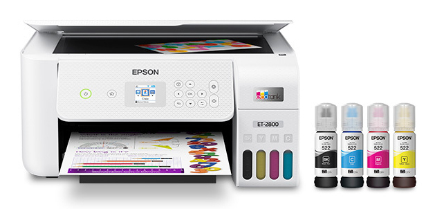 EPSON PRINT ECOTANK ET-2800 WHITE AIO PRINTER WIFI