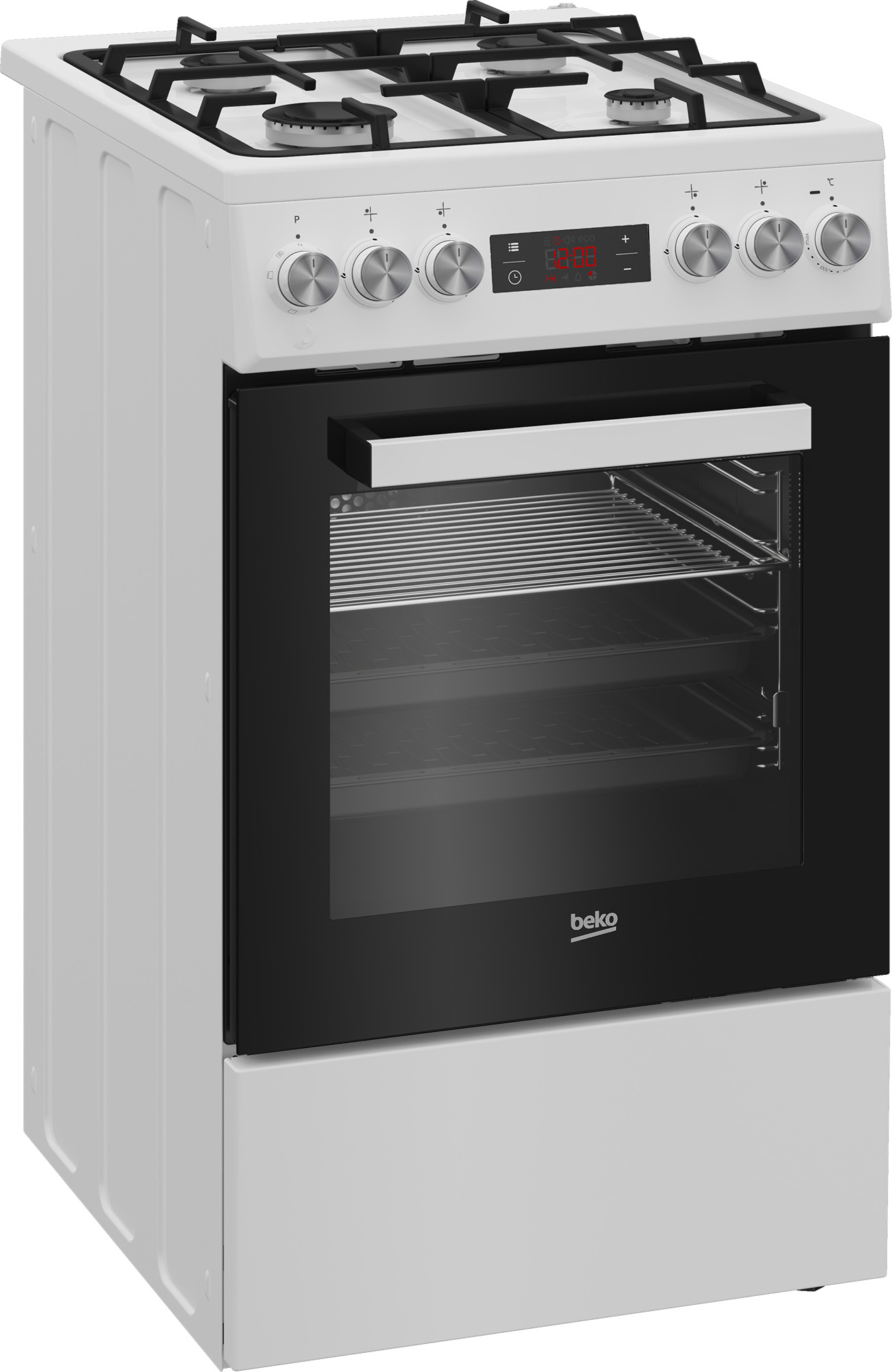 Beko FSM52332DWDT Freestanding cooker Electric Gas White – image 2