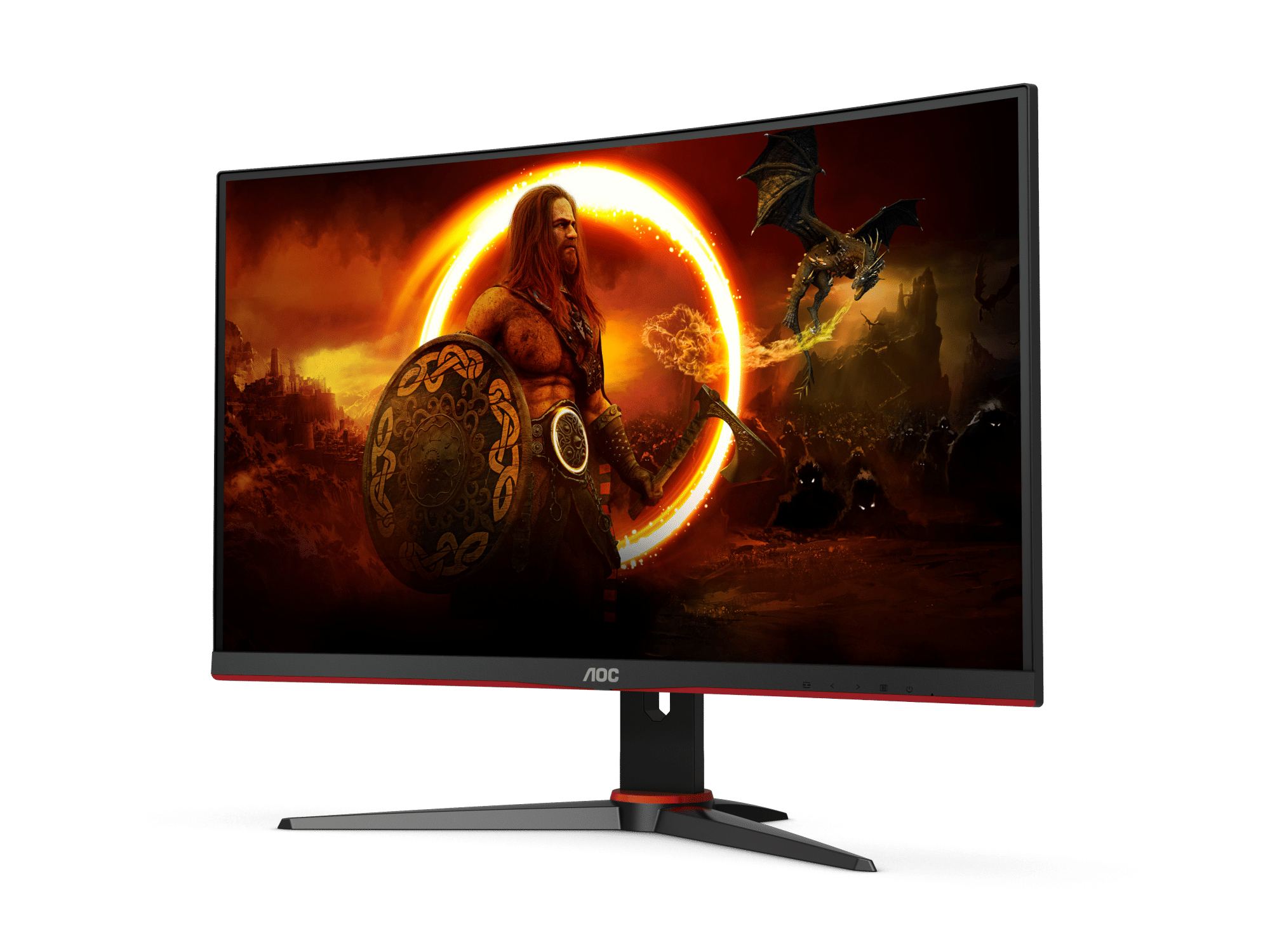 AOC G2 C27G2ZE computer monitor 68.6 cm (27″) 1920 x 1080 pixels Full HD Black, Red image 2