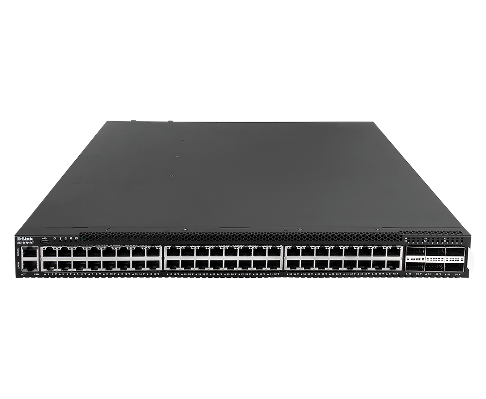 D-Link 48-port 10GBase-T Layer 3 Stackable
