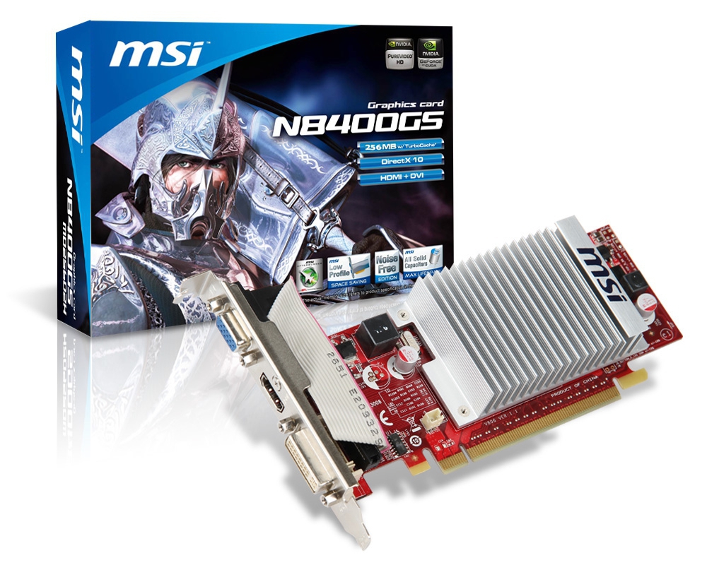 MSI N8400GS-MD256H/TC graphics card NVIDIA GeForce 8400 GS