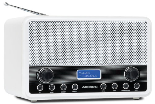 MEDION E66312 Portable Analog & digital Black, White – image 2