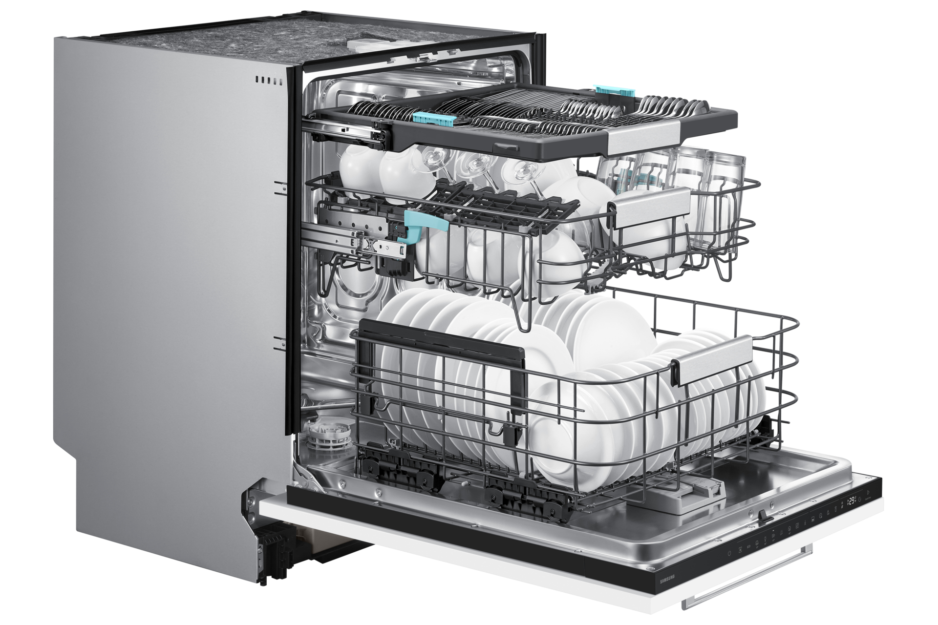 Samsung DW80H77VAB0U1 dishwasher Fully built-in 14 place settings – image 5