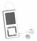 Samsung 2GB MP3 Player, White