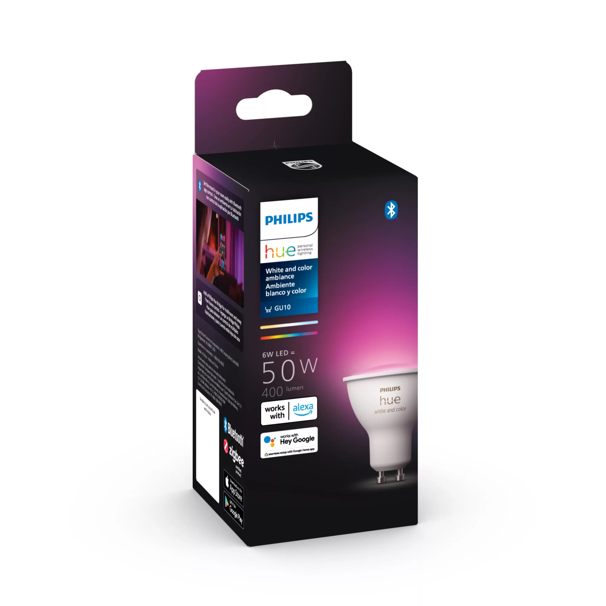 Philips by Signify Philips Hue White and colour ambience 046677542337 smart lighting Smart bulb Bluetooth/Zigbee – image 2