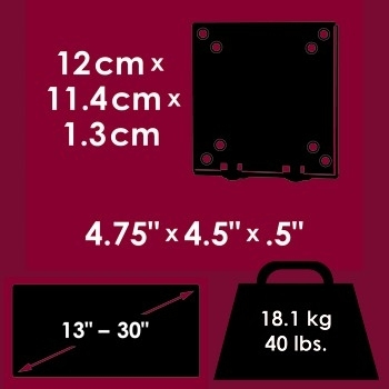 Hama Sanus Systems Universal LCD Mount "Low Profile" – image 6