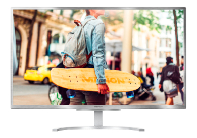 MEDION E2340 60.5 cm (23.8") 1920 x 1080 pixels All-in-One PC 8 GB DDR4-SDRAM 256 GB SSD Windows 10 Home Wi-Fi 5 (802.11ac) Silver – image 1