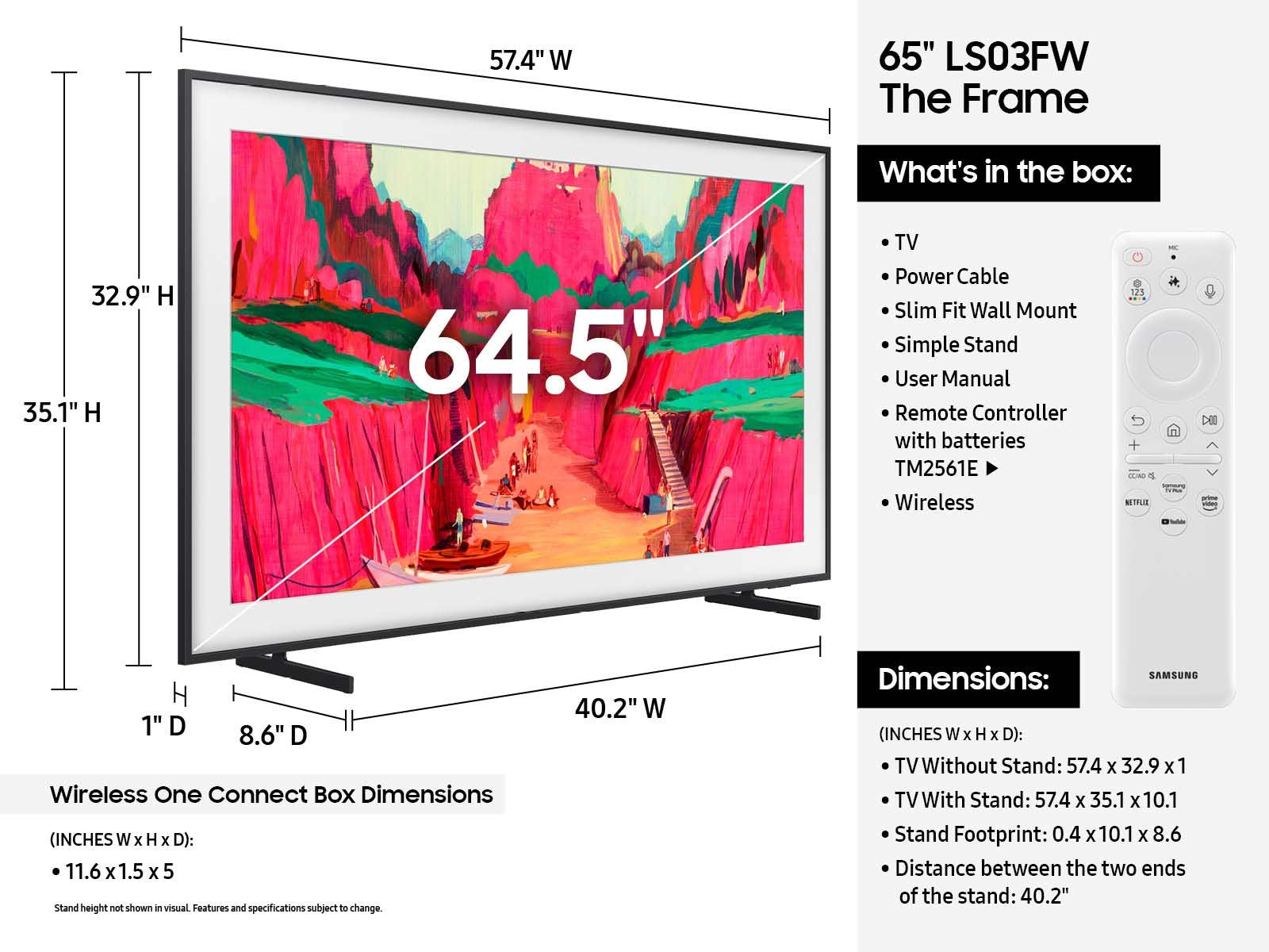 Samsung The Frame Pro QN65LS03FWFXZA TV – image 5