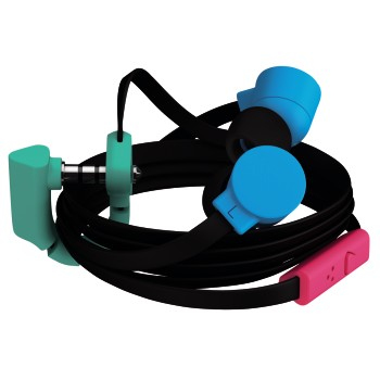 Hama Pop Headset Wired In-ear Black, Cyan – image 3