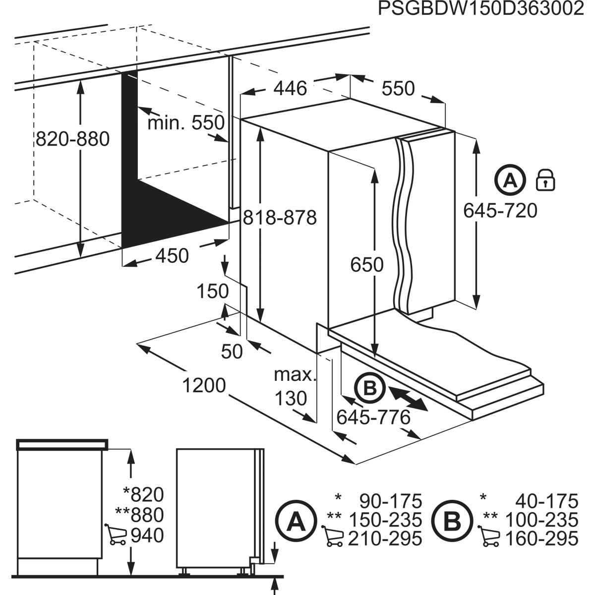Electrolux KEAD2100L Fully built-in 9 place settings – image 9