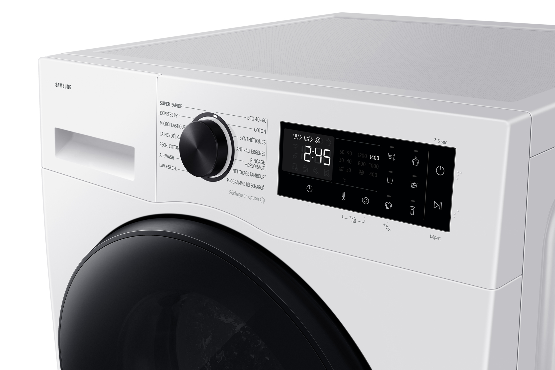 Samsung WD90HG5U34BEEF washer dryer Freestanding Front-load White – image 8