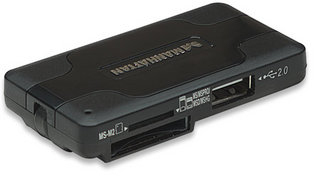 Manhattan 100984 card reader USB 2.0 Black