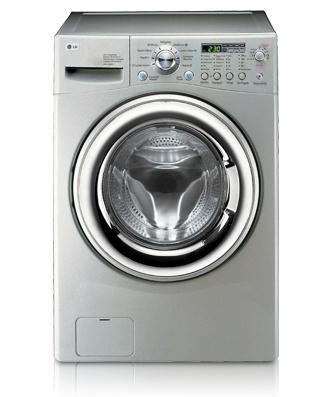 LG WDE13896RD washer dryer Freestanding Front-load Titanium