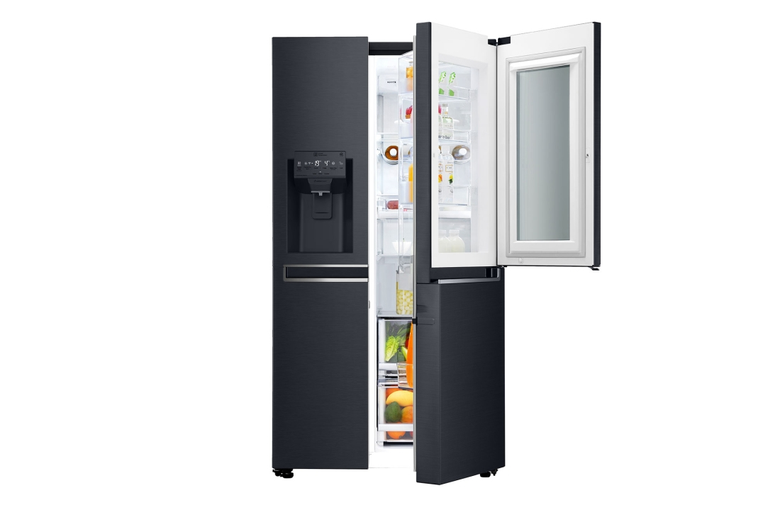 LG GSX960MTAZ side-by-side refrigerator Freestanding – image 4