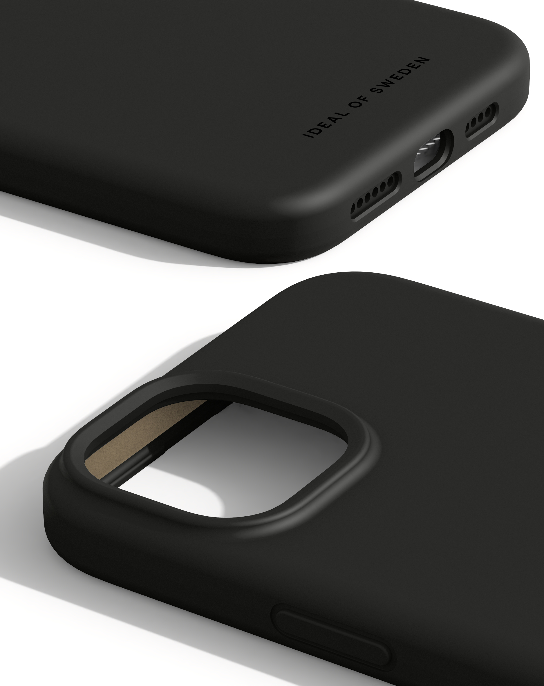 iDeal of Sweden Silicone Case iPhone 15 Plus Black – image 2