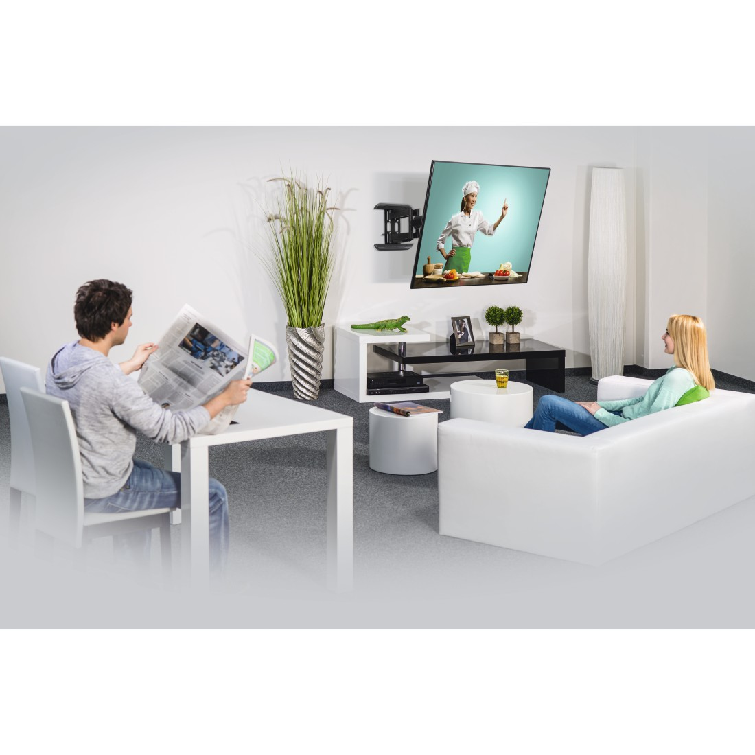 Hama 00118067 TV mount/stand 2.29 m (90") Black – image 9