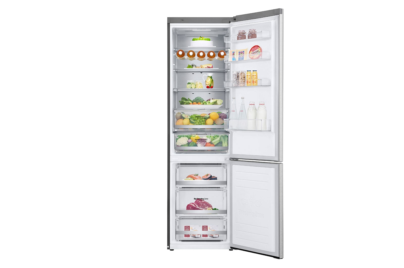 LG GBB92MBACP fridge-freezer Freestanding – image 2