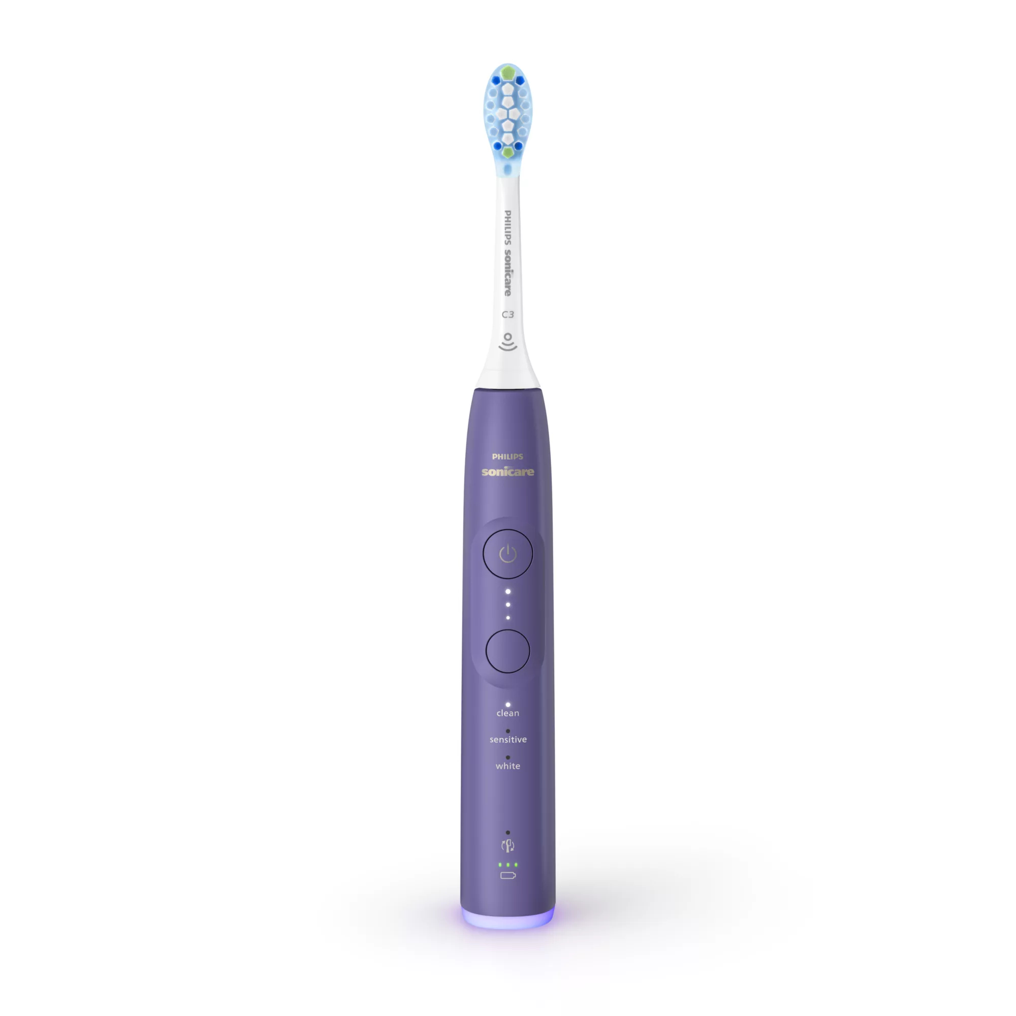 Philips HX7417/05 electric toothbrush Adult Sonic toothbrush Purple – image 2