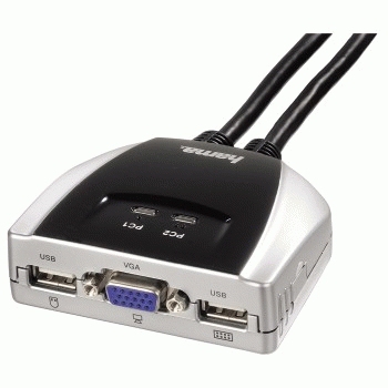 Hama "S2100" 2-Port KVM Switch – image 2