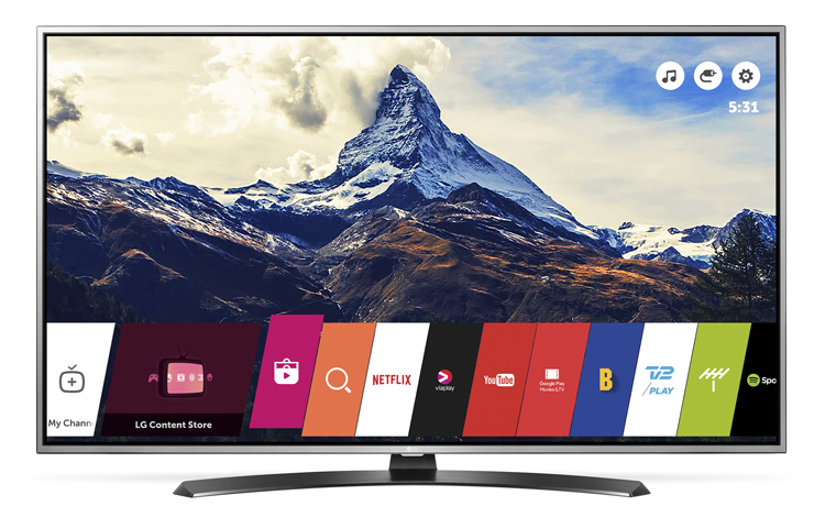 LG 49UH668V TV 124.5 cm (49") 4K Ultra HD Smart TV Wi-Fi Black – image 4