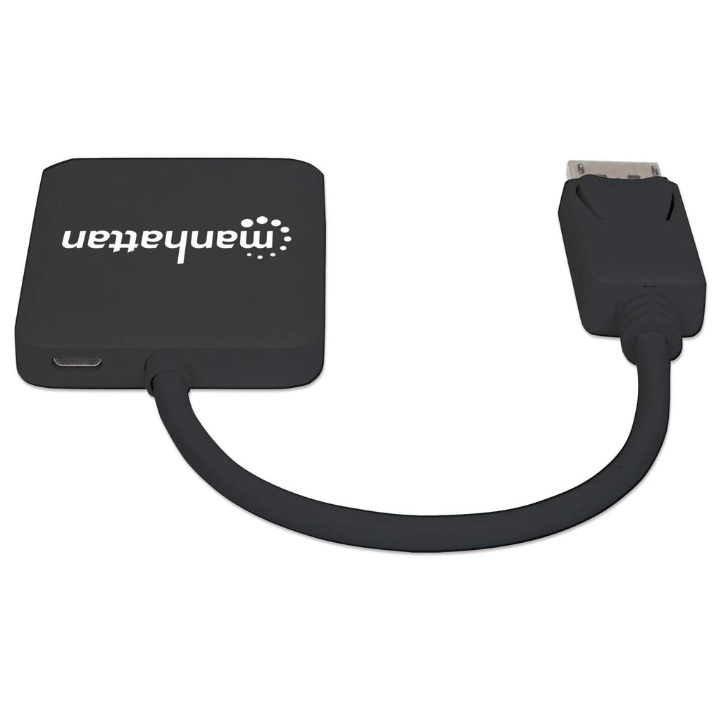 Manhattan DisplayPort 1.2 to 2-Port HDMI Splitter Hub with MST, 4K@30Hz, USB-A Powered, Video Wall Function, HDCP 2.2, Black, MST = Multi-Stream Transport, 3 Ye – image 5