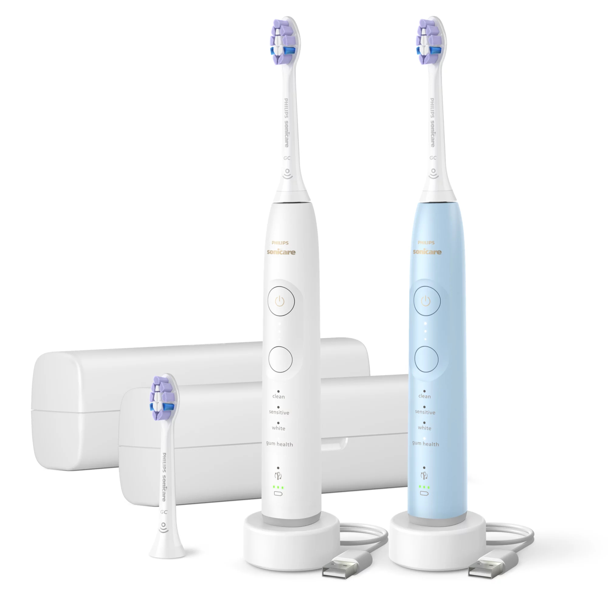 Philips HX7439/12 electric toothbrush Adult Sonic toothbrush White, Navy