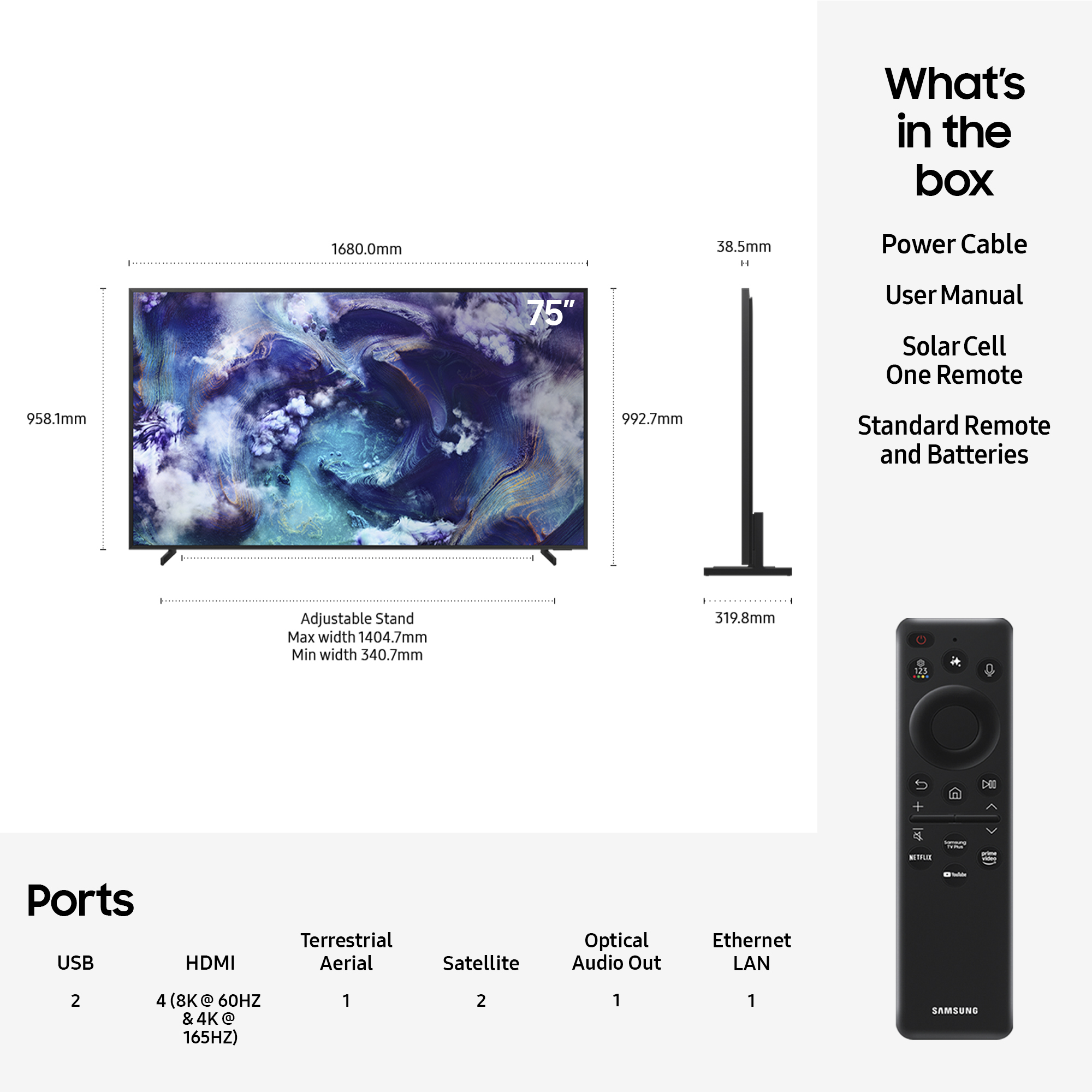 Samsung QE75QN900FTXXU TV – image 2