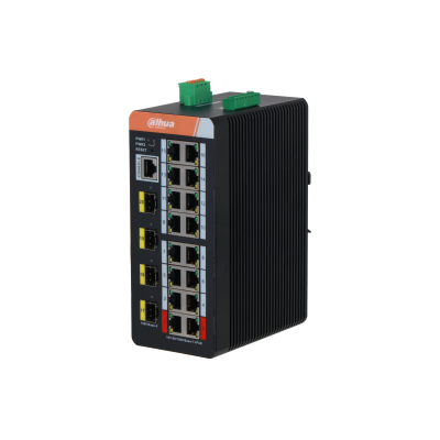 Dahua Technology PoE DH-PFS4420-16GT-DP-V2 network switch Managed L2 Gigabit Ethernet (10/100/1000) Power over Ethernet (PoE)