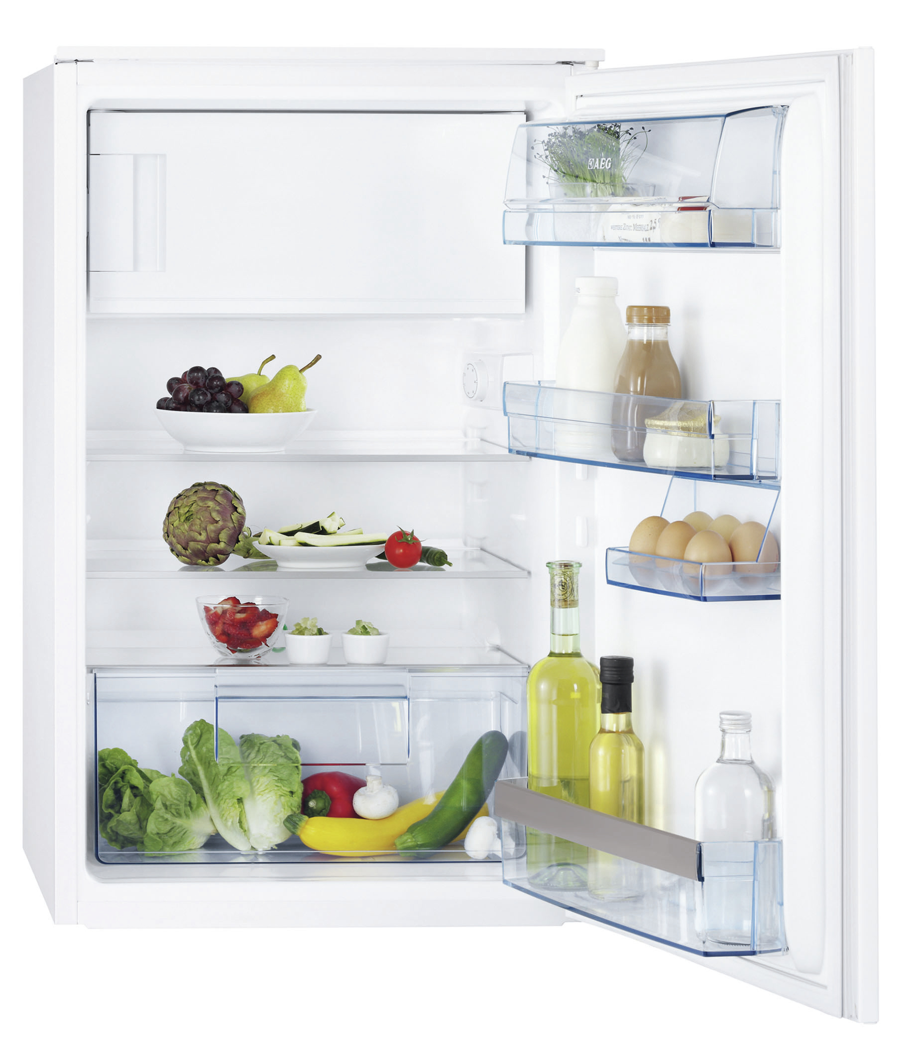 AEG SKS58840S1 combi-fridge Freestanding