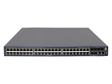 HP 5500-48G-PoE+-4SFP HI Switch w/2 Interface Slots – image 1