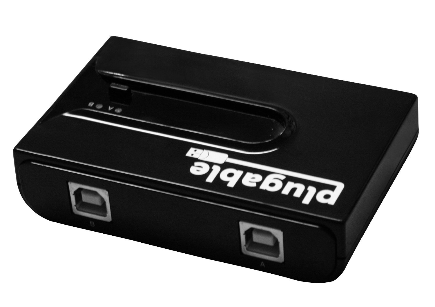 Plugable Technologies USB 2.0 Sharing Switch for One-Button USB Device Port Sharing Between Two Computers (A/B Dual Computer Switch) – image 2