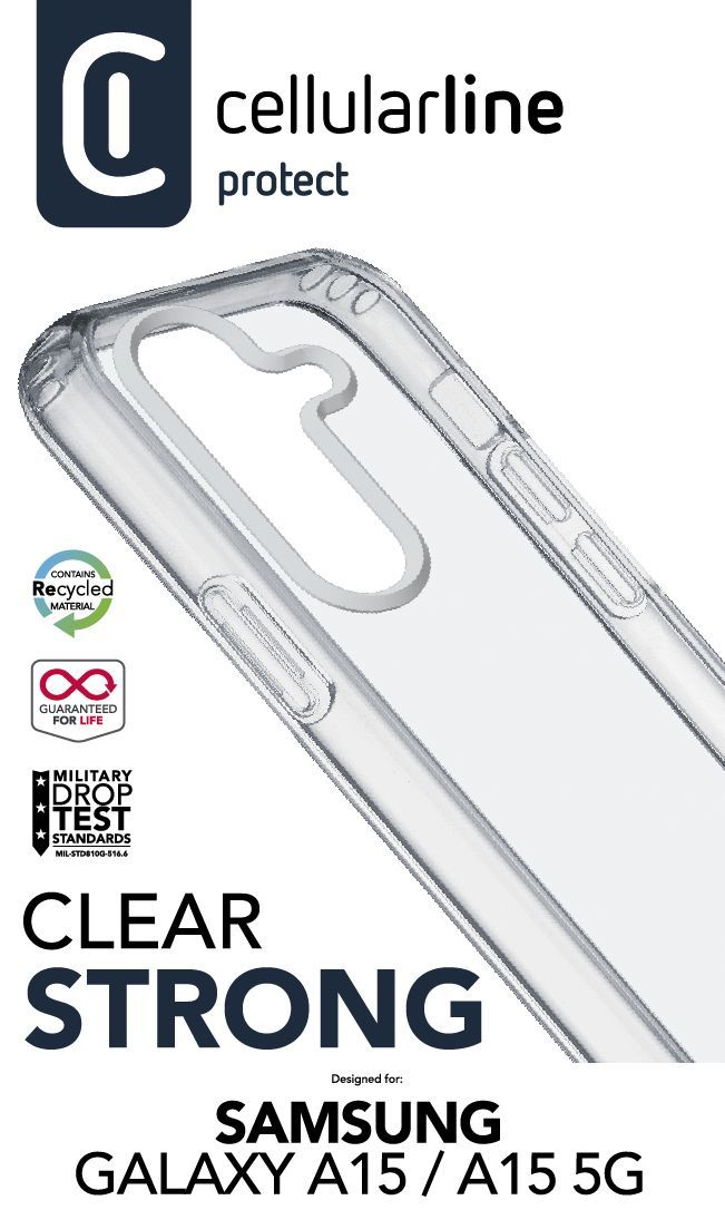 Cellularline Clear Strong - Galaxy A15