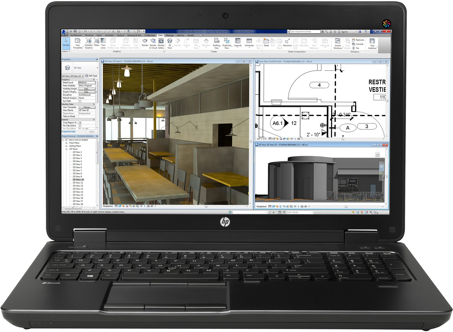 HP MWS BUNDEL ZBook 15 G2 4Core 2.5GHz 15.6"IPSFHD, NVIDIA K2100M, 24GB geheugen, 256GB PCIeSSD, 750GB HDD, tas – image 1