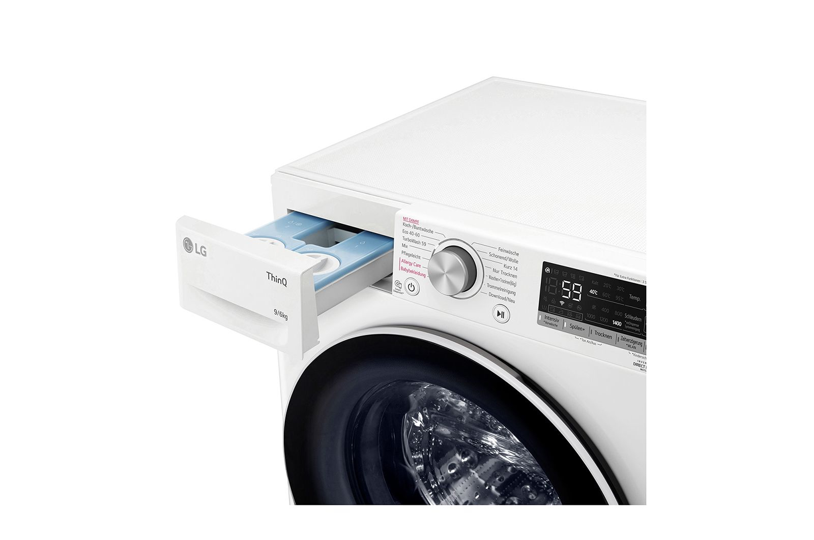 LG W4WV75961 washer dryer Freestanding Front-load White – image 5
