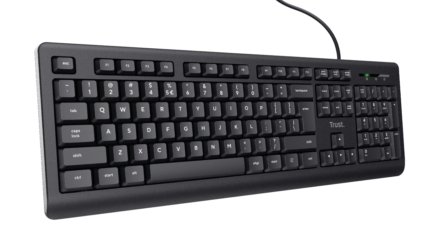 Trust 24905 keyboard Office USB Portuguese Black – image 2