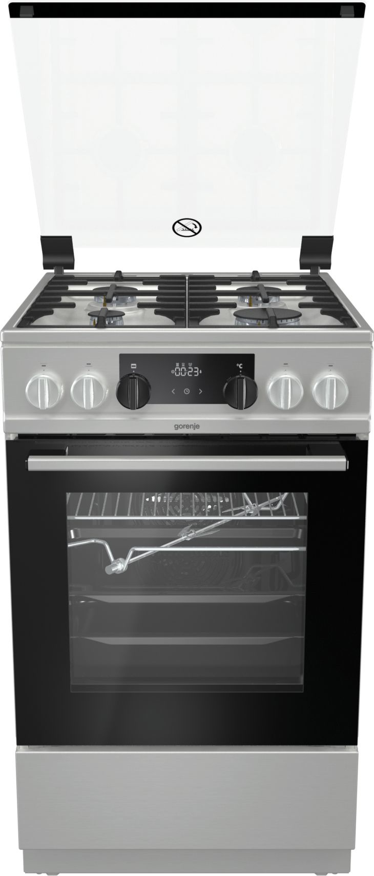 Gorenje K5352XF cooker Freestanding cooker Electric Gas Stainless steel – image 3