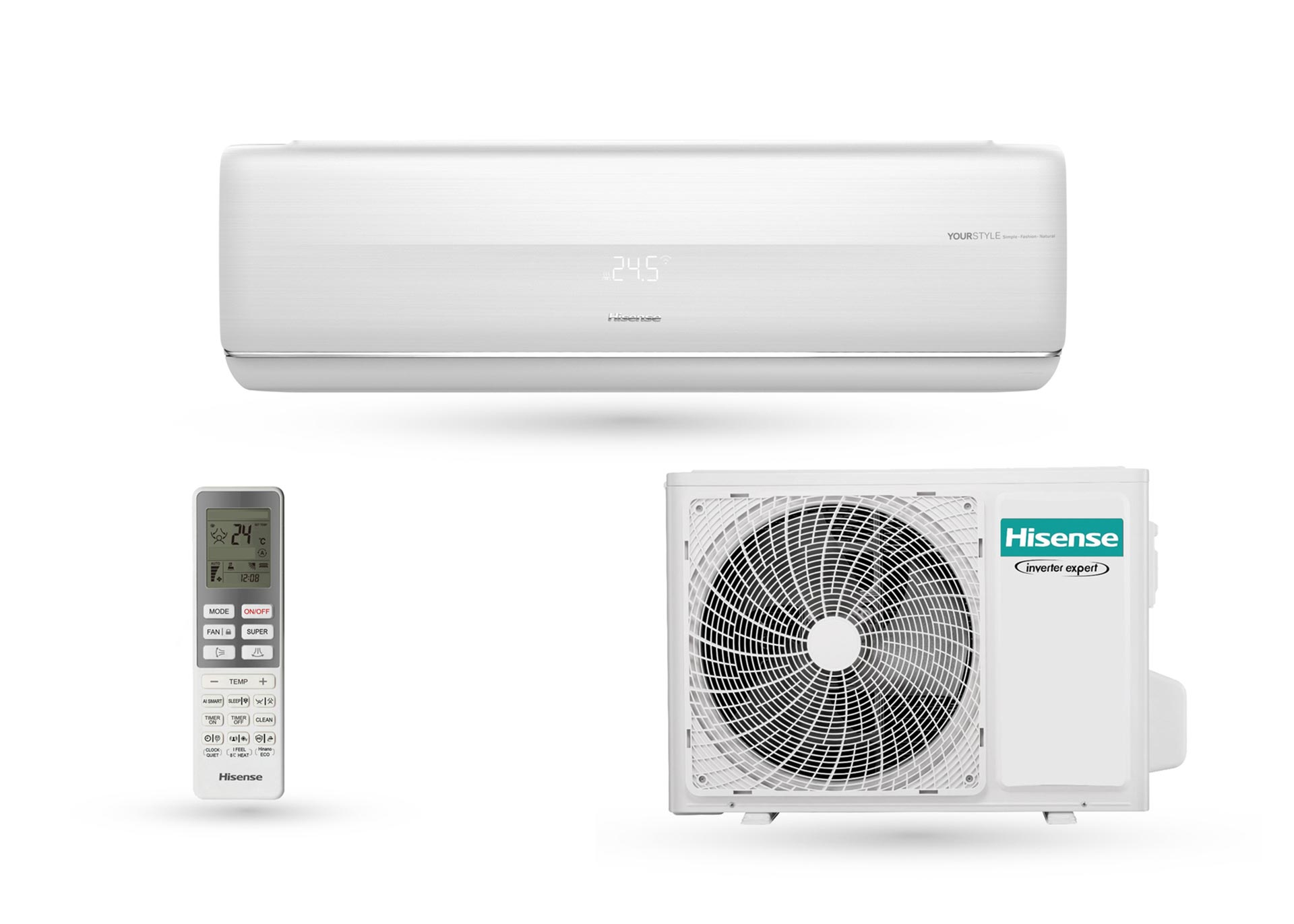 Hisense QF25XW00 air conditioner Split system Grey – image 7