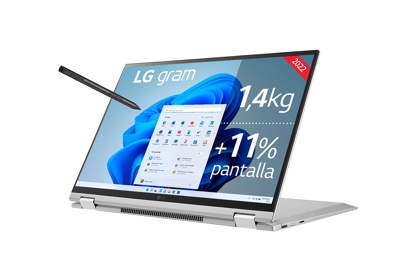 LG Gram 16T90Q-G.AA79B laptop Intel® Core™ i7 i7-12800HE Hybrid (2-in-1) – image 2