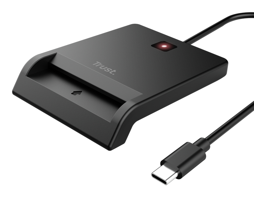 Trust 26253 smart card reader Indoor USB Type-C Black – image 3