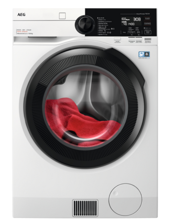AEG LWR9516BN4 washer dryer Freestanding Front-load White