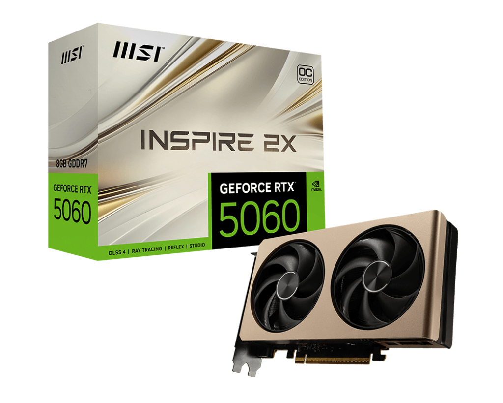 MSI GEFORCE RTX 5060 8G INSPIRE 2X OC – image 5