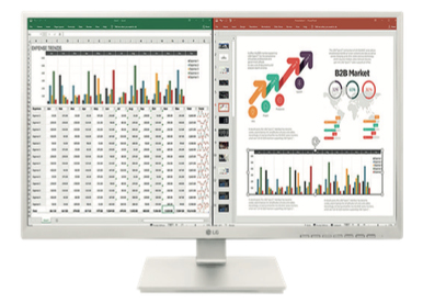 LG 27BK55YP-W computer monitor