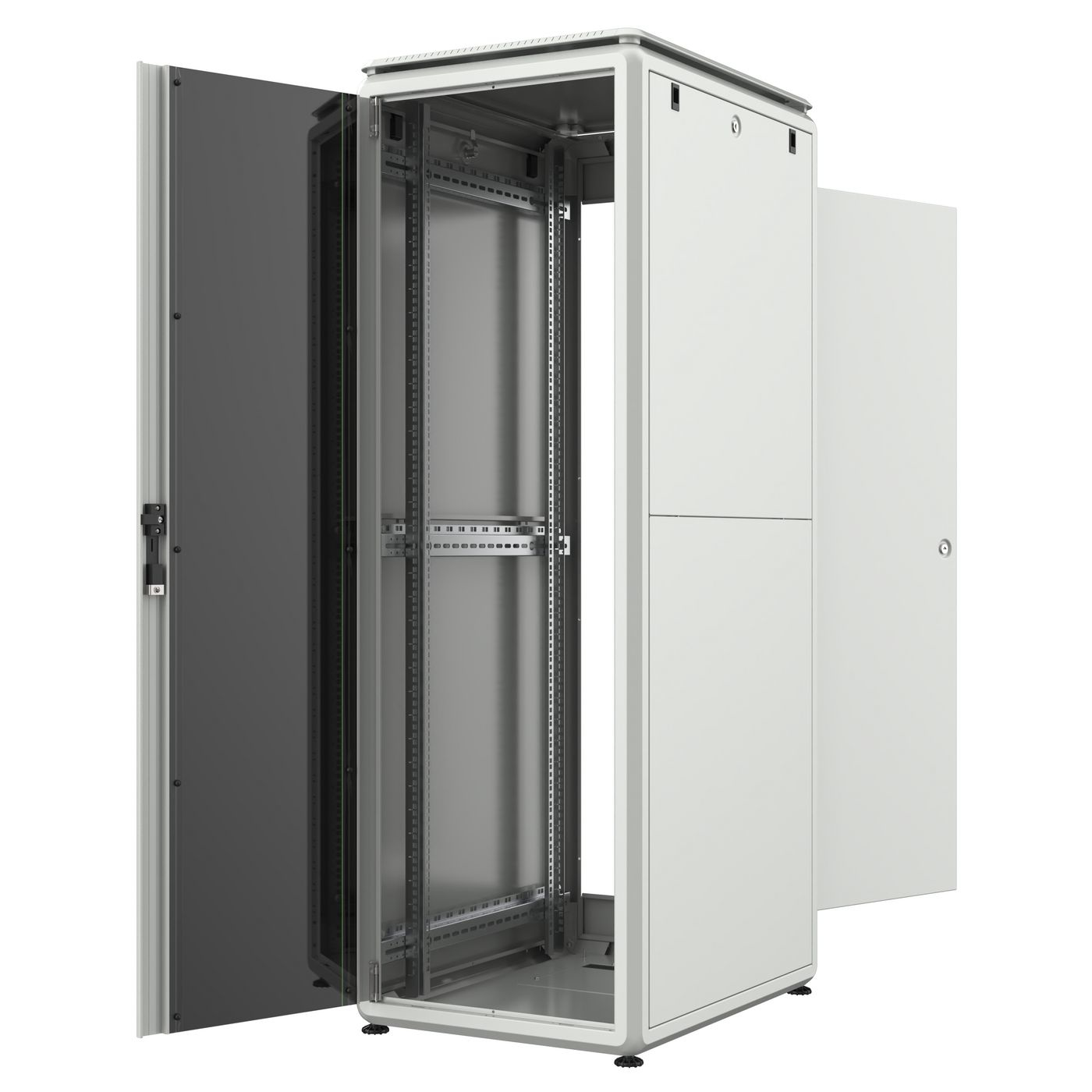 Lanview RDL36U68WH rack cabinet 36U Freestanding rack White – image 2