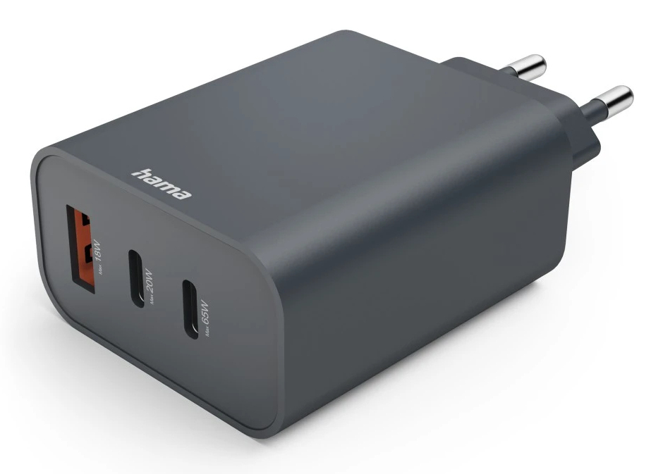 Hama 00211098 mobile device charger Laptop, Smartphone, Tablet Anthracite AC Fast charging Indoor