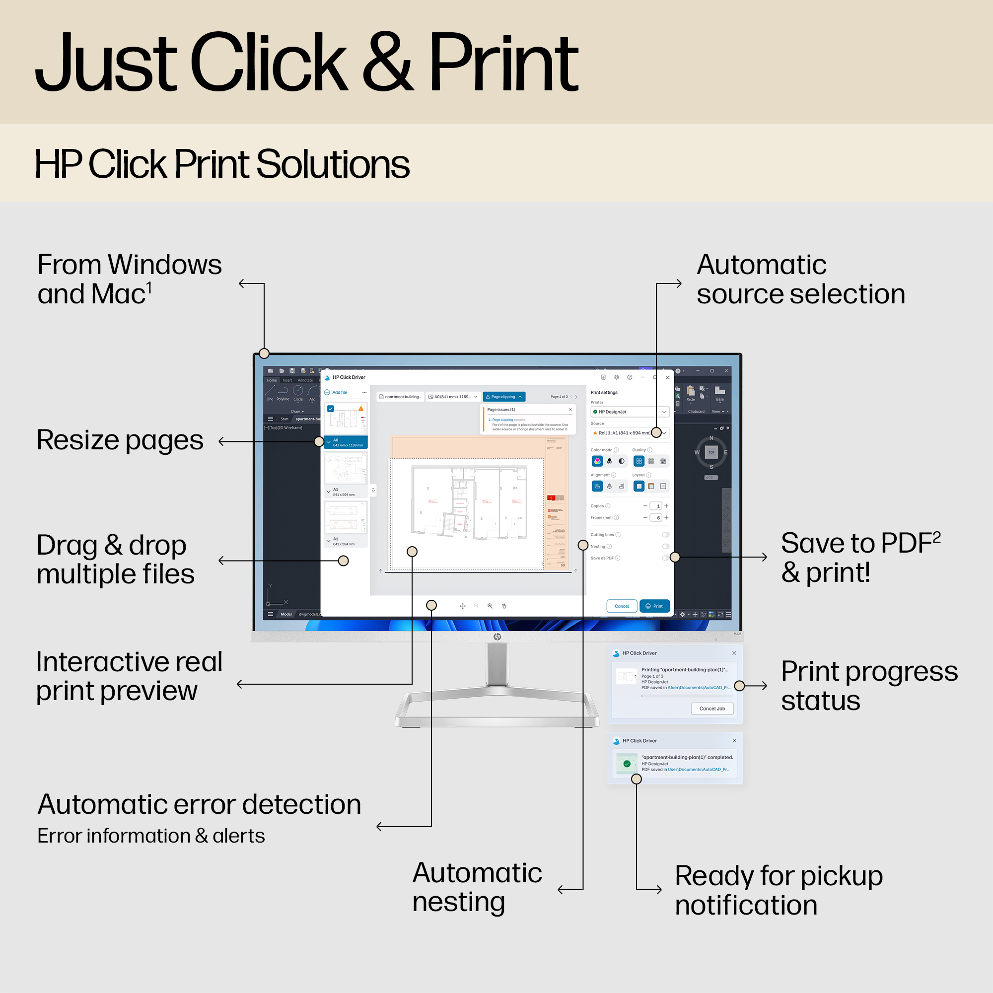 HP DesignJet T650 36-in Printer – image 5