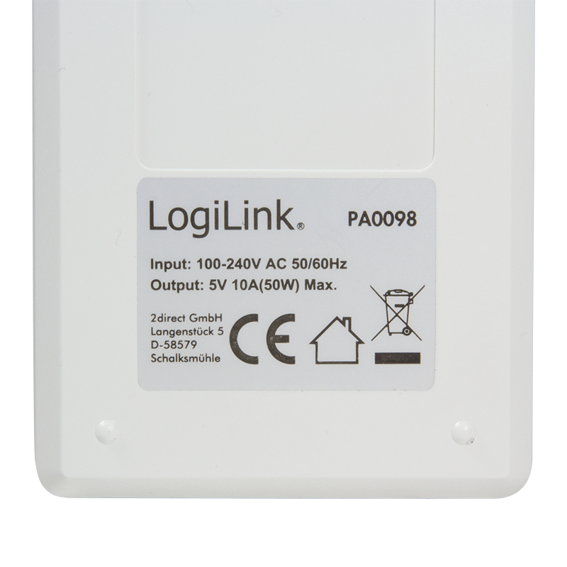 LogiLink PA0098 mobile device charger Tablet, MP3, Smartphone White AC Indoor – image 6