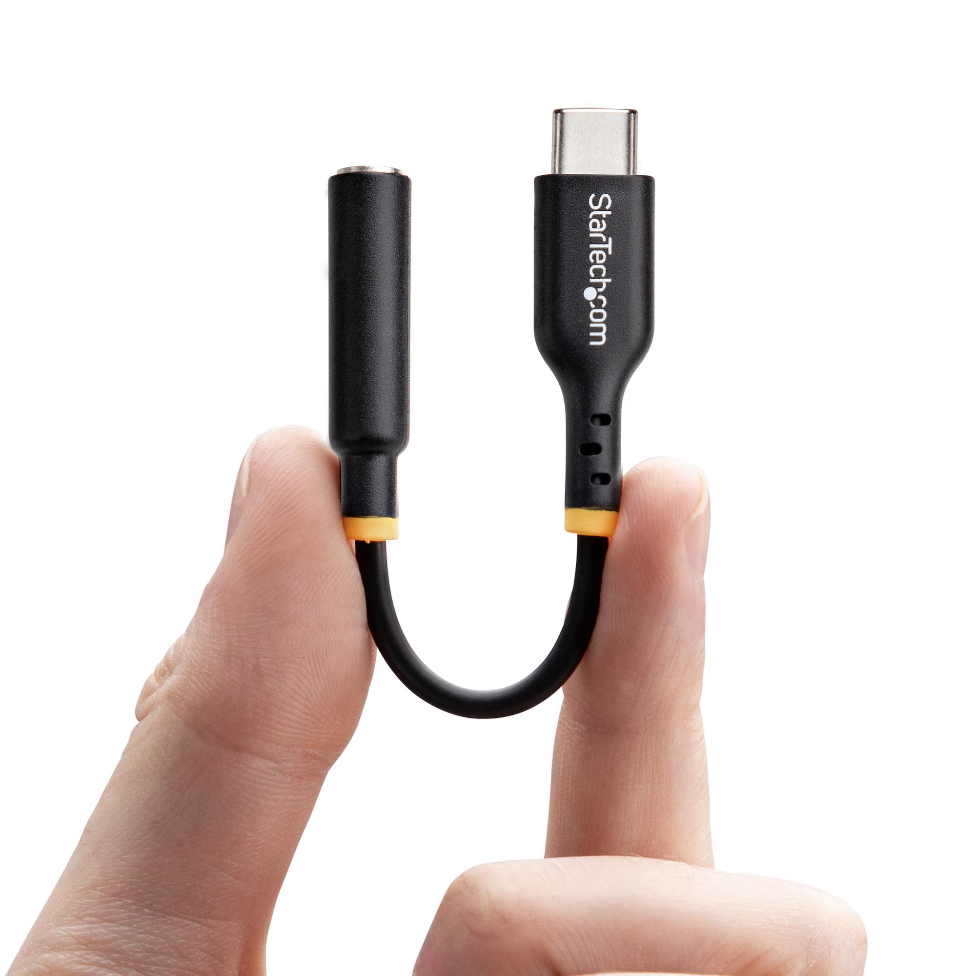 صورة محول صوت USB-C إلى 3.5 ملم StarTech.com USBCAUDIO2