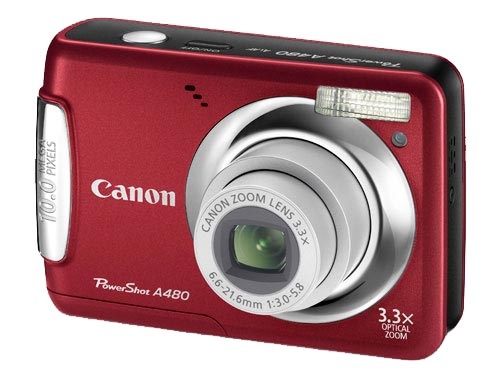 Canon PowerShot A480, Red – image 1