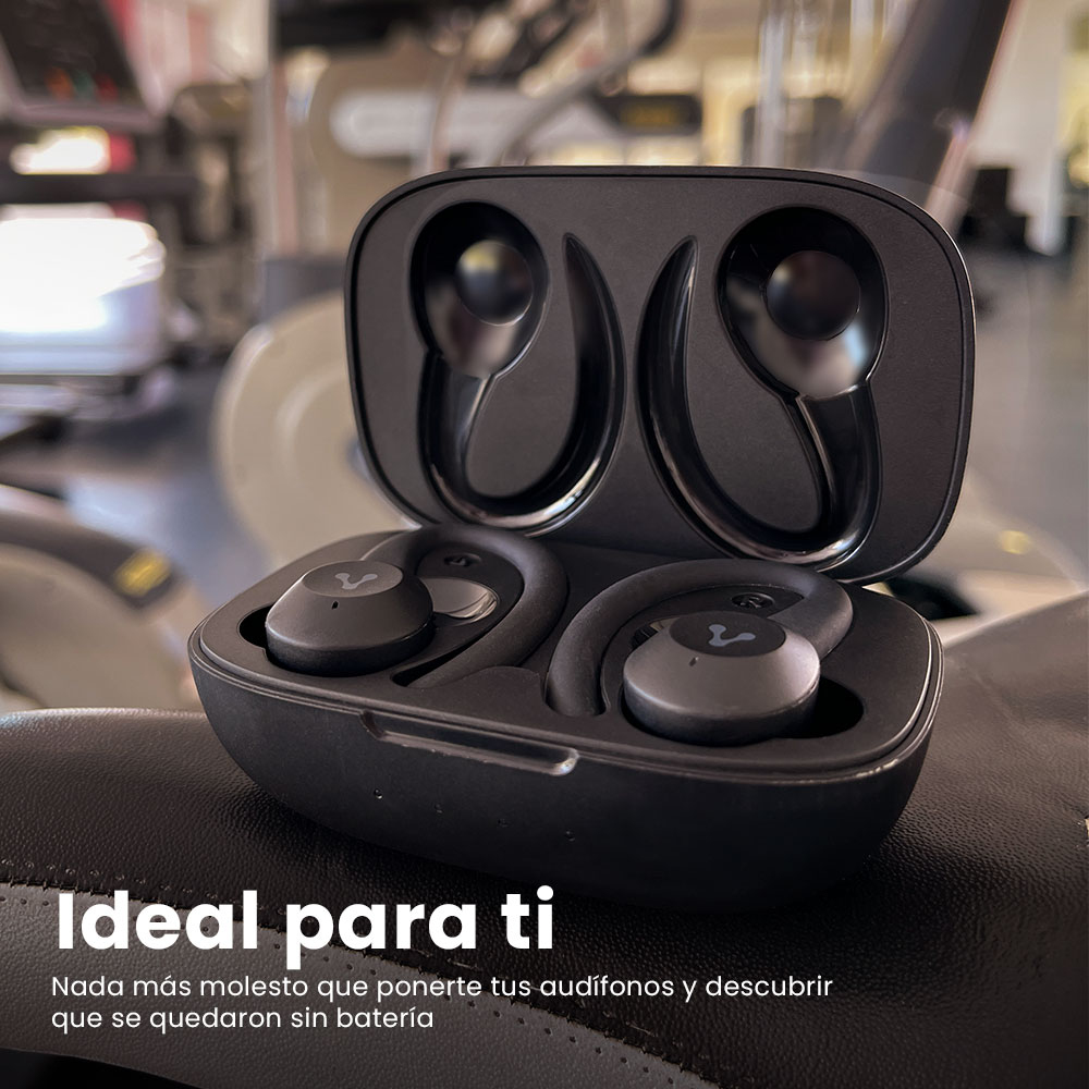 Auriculares Vorago Earbuds BT 500 PLUS - Inalámbrico - Bluetooth - Micrófono - Negro - ESB-500-PLUS Auriculares Vorago Earbuds BT 500 PLUS - Inalámbrico - Bluetooth - Micrófono - Negro - ESB-500-PLUS